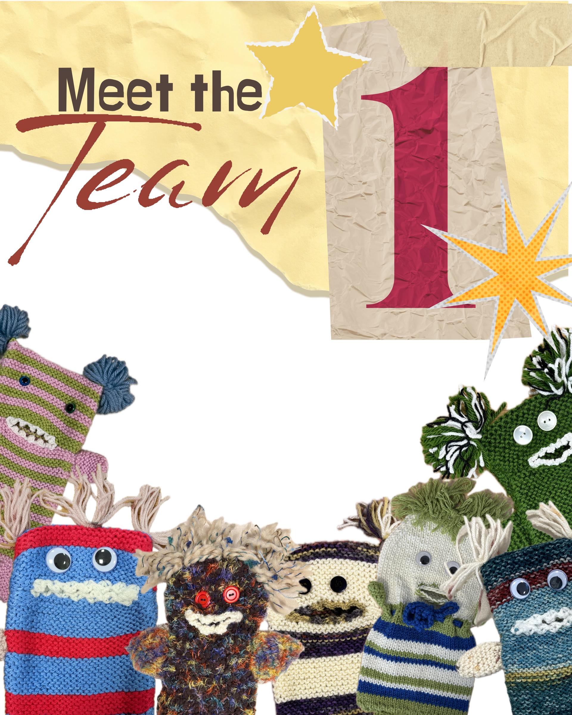 Bild von Kummerkuschlern mit Text "Meet the Team"