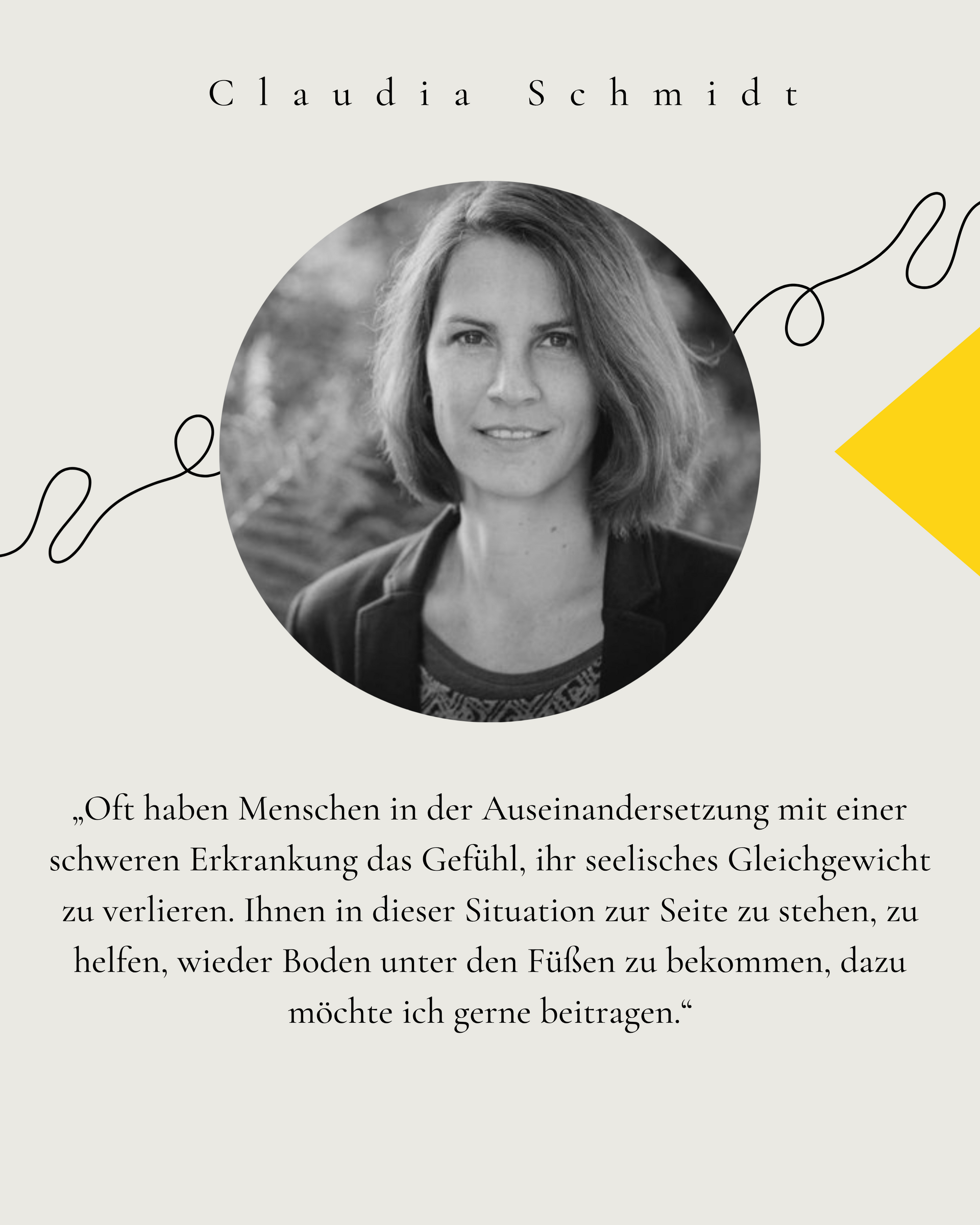 Portrait von Claudia Schmidt