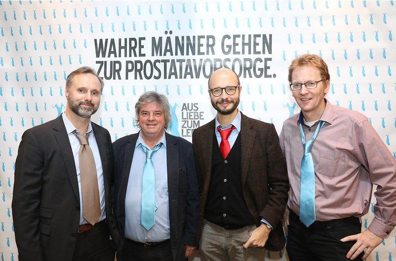 Urologie-Prof. Krause, OÖKH-GF Flink, Vzbgm. Wimmer, OÖKH-Präs. Weltermann