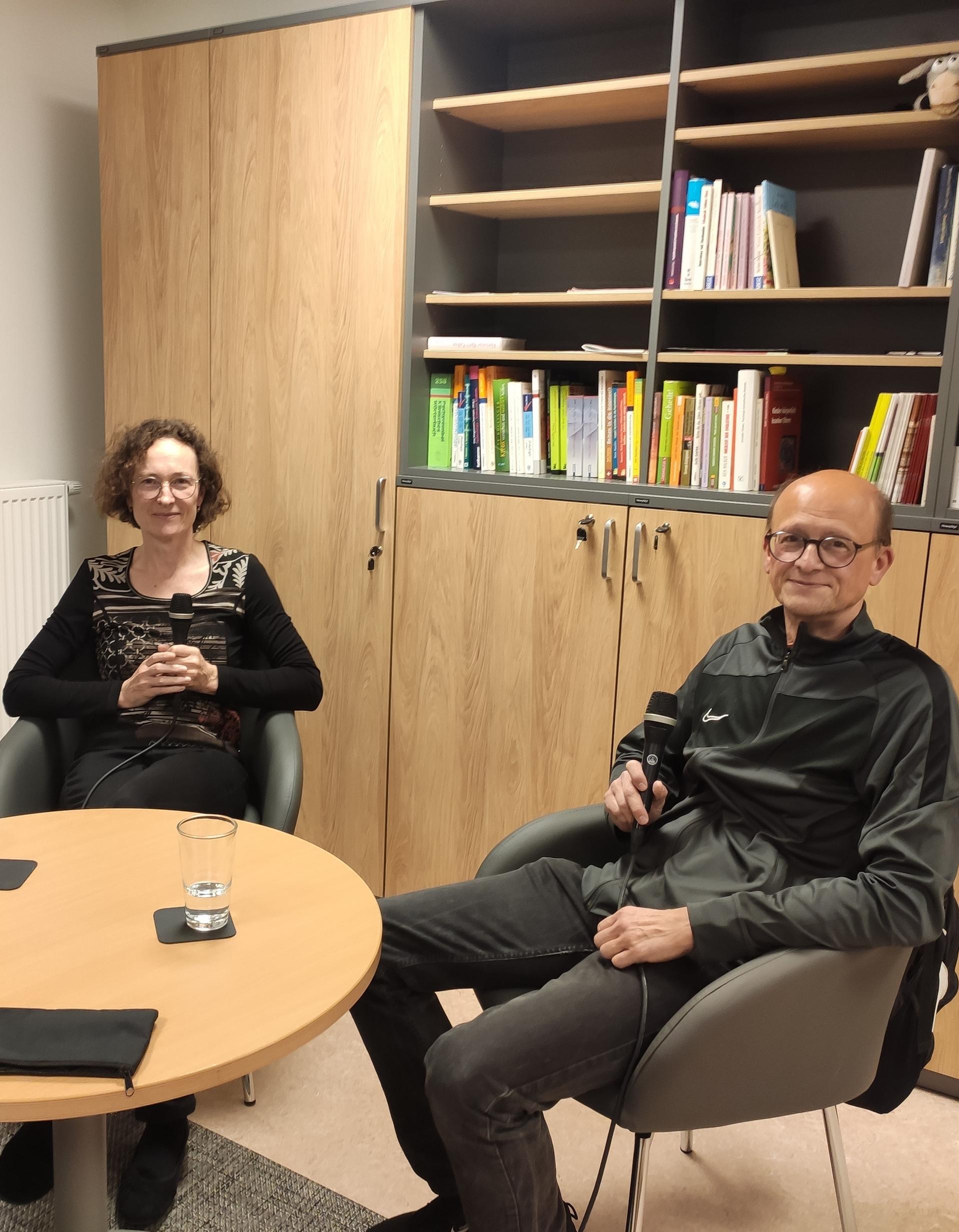 Bild von OÄ Dr. Renate Pusch und Doz. Peter Schrenk.
