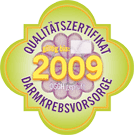 Qualitätszertifikat Qualitätszertifikat 2009